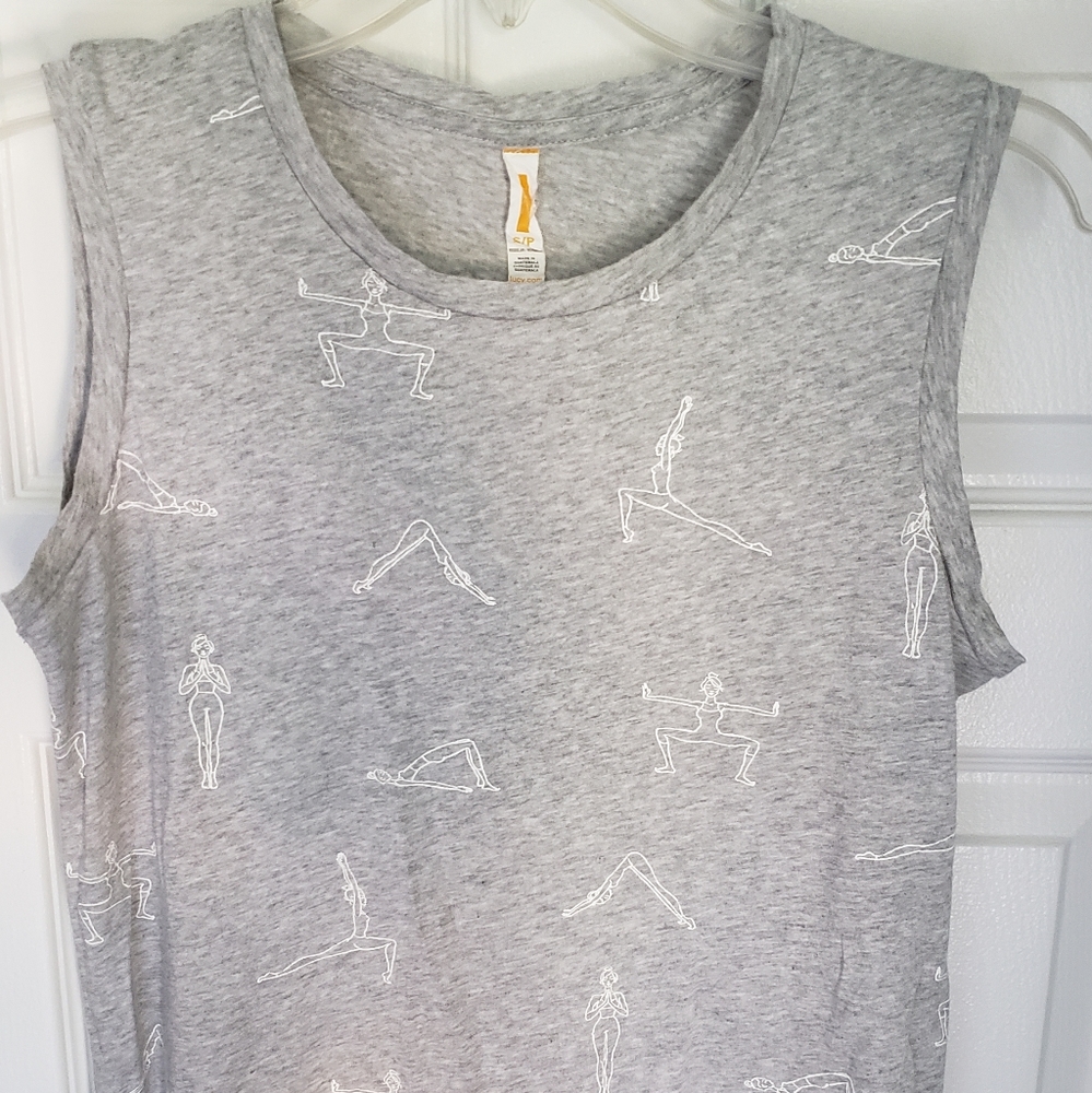 Lucy - Yoga Pose Tank Top - Small